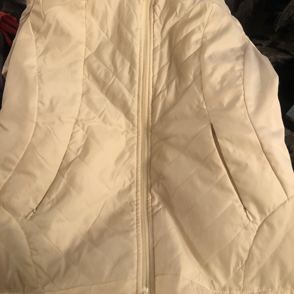 Cream lightweight coat